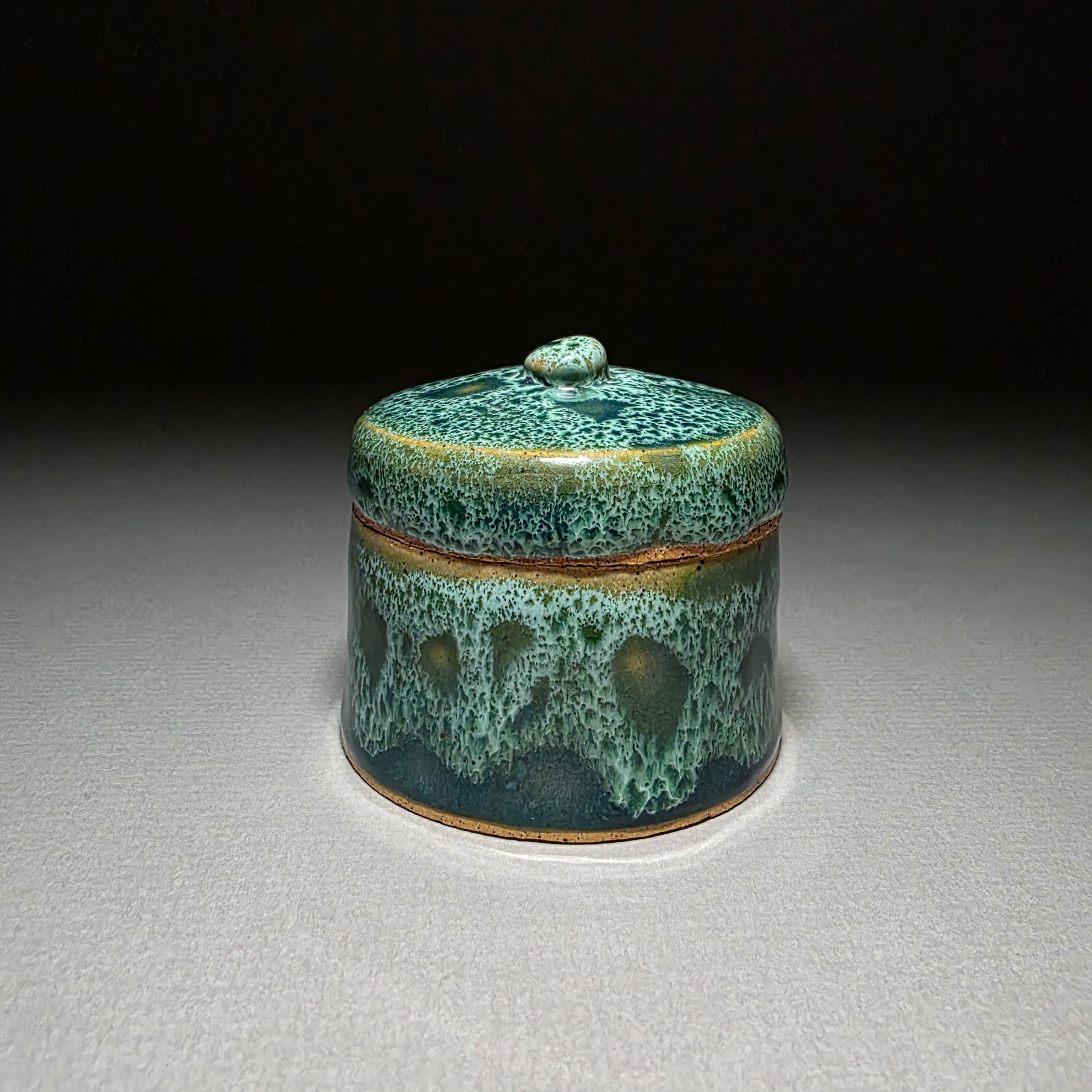Jewel box with a coral reef pattern