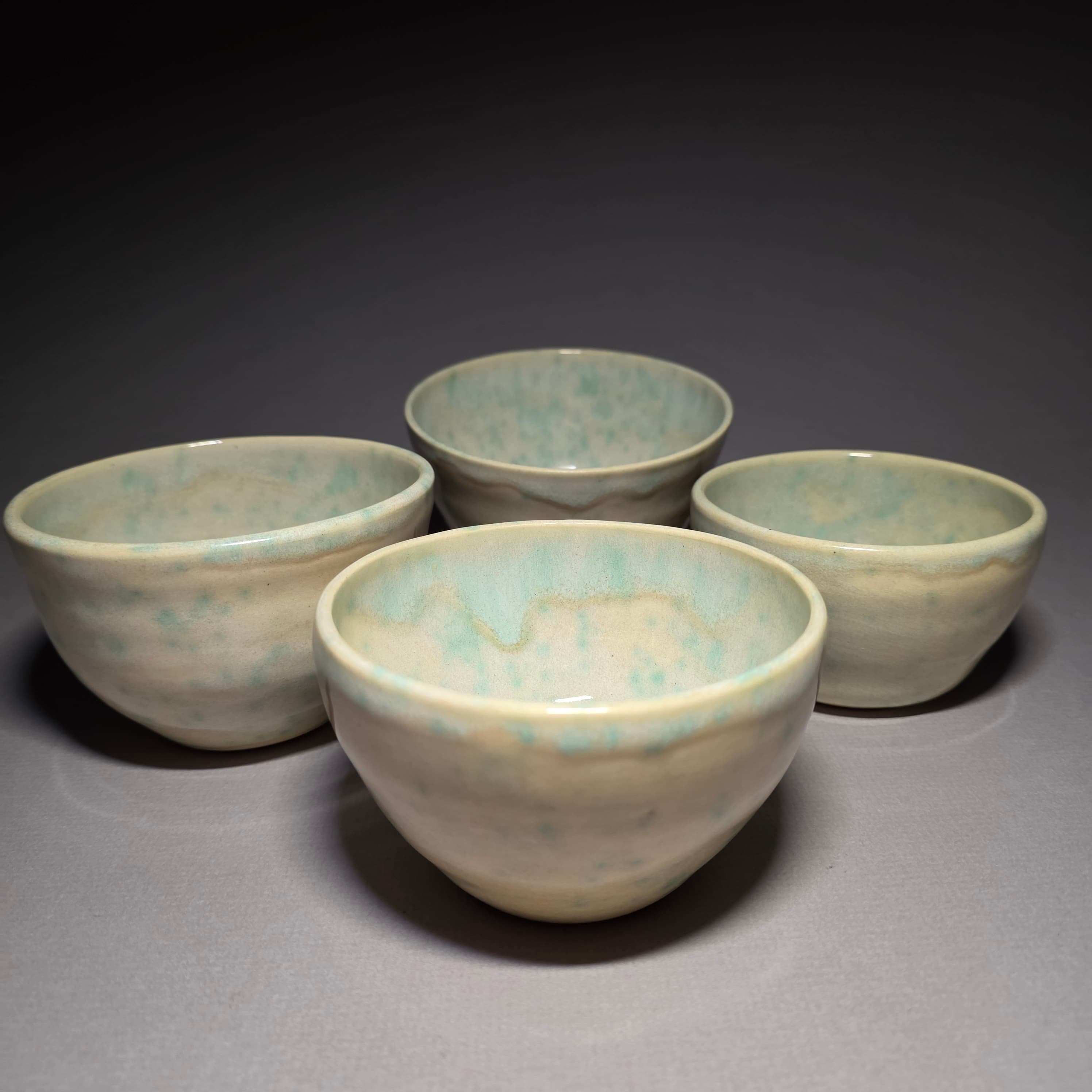4 piece moss mist bowl set- used every day!  - Image 2