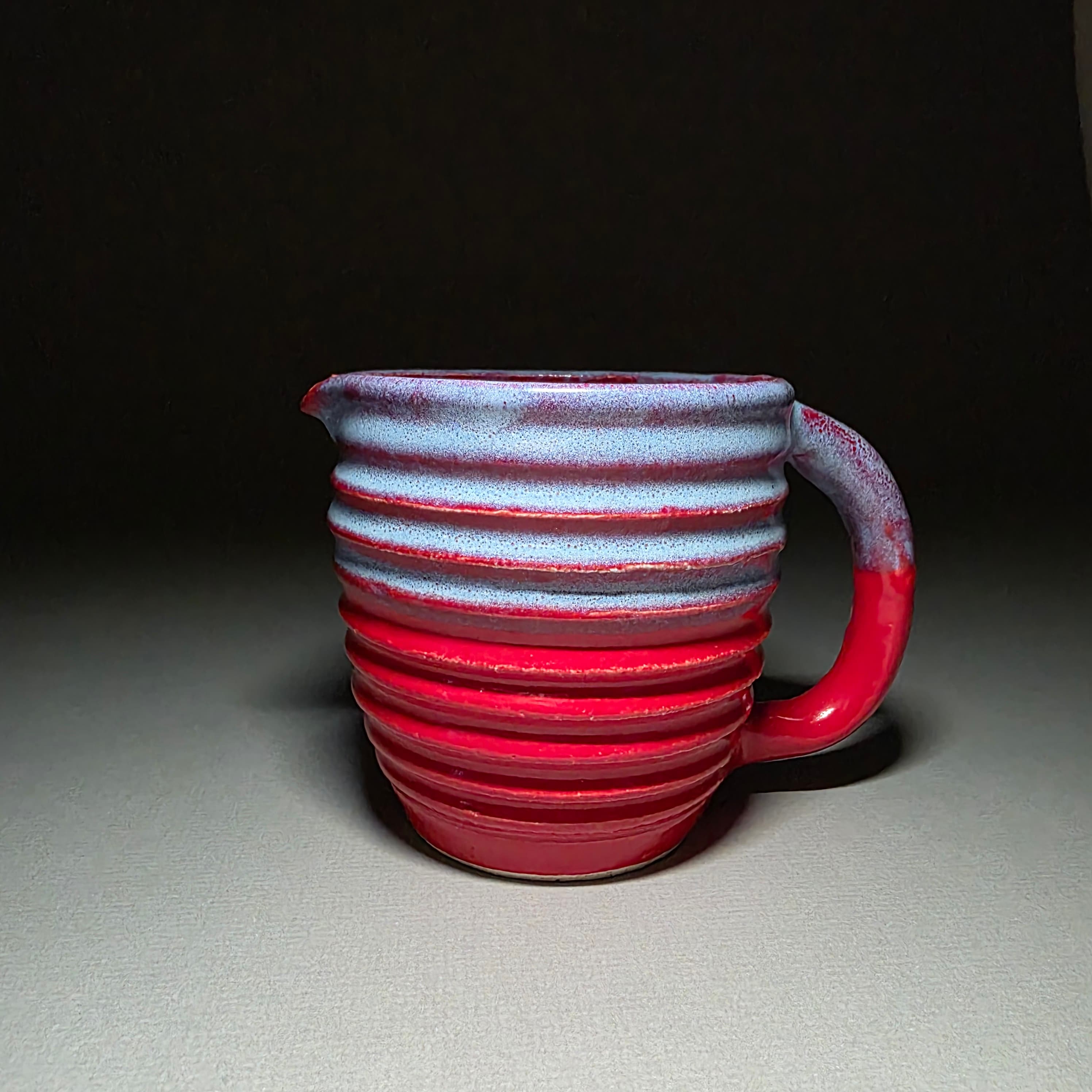 Jug turned planter.